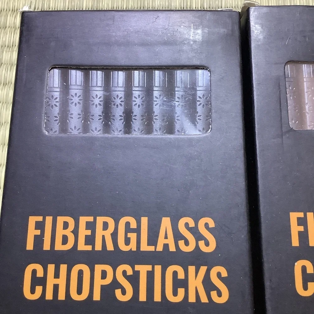 Fiberglass Chopsticks Set - Black